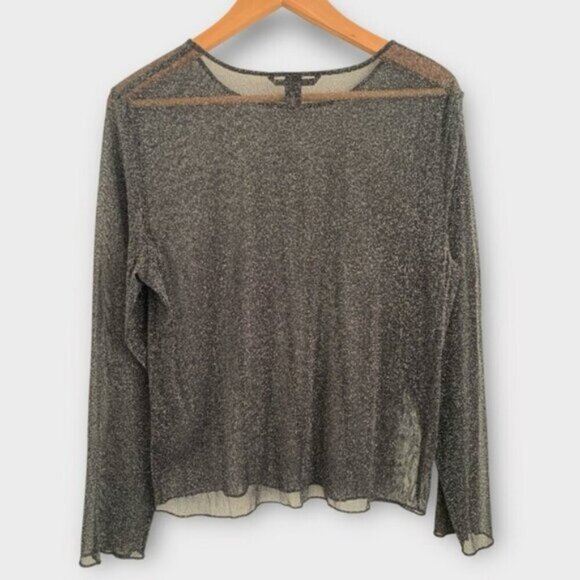 NWT Victoria’s Secret Sheer Long Sleeve Top - Picture 6 of 8